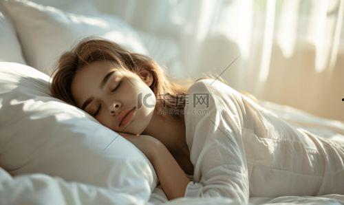 睡着的女人,捕捉睡美人的一瞬